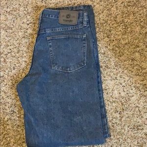 Wrangler blue jeans